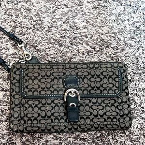 Small coach wrist wallet